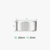 D25x2mm(10pcs)