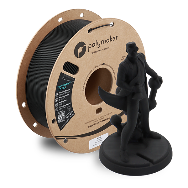 PA17001-HTPLA_Black Polymaker HT-PLA - Image 1