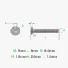 M3x5 FHCS (20pcs)