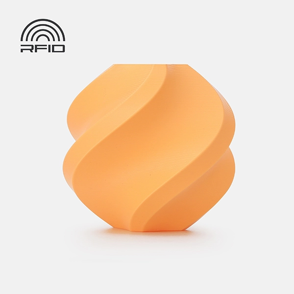 PLAPURE_APRICOT Bambu Lab PLA Pure - Filament with spool - 1kg - Image 1